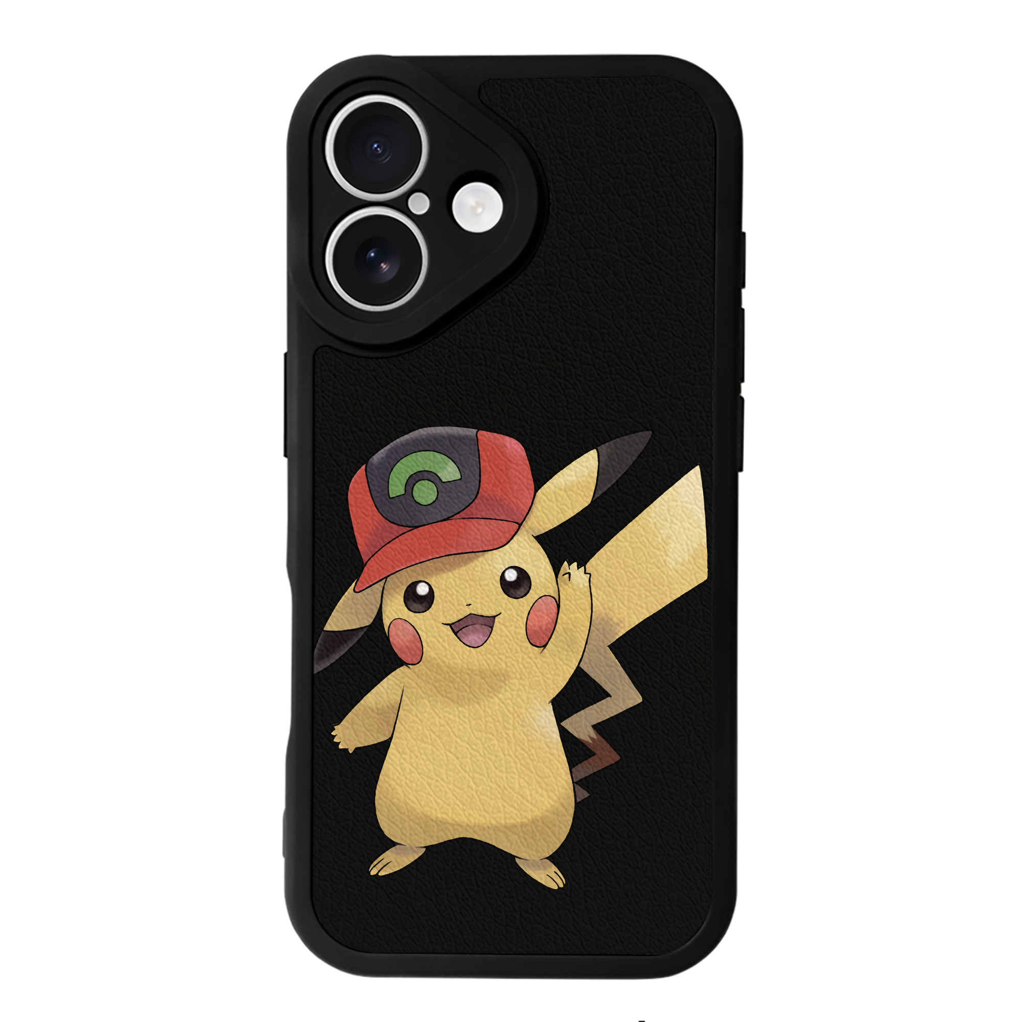 （画像用） ポケットモンスター Pokémon 【iPhone 16シリーズ対応】シリコンスマホケース（レザー調） 材質：シリコン